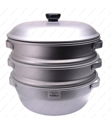 Amazon.com: M.V. Trading ST40 3-Tier Aluminum Steamer, 16-Inch